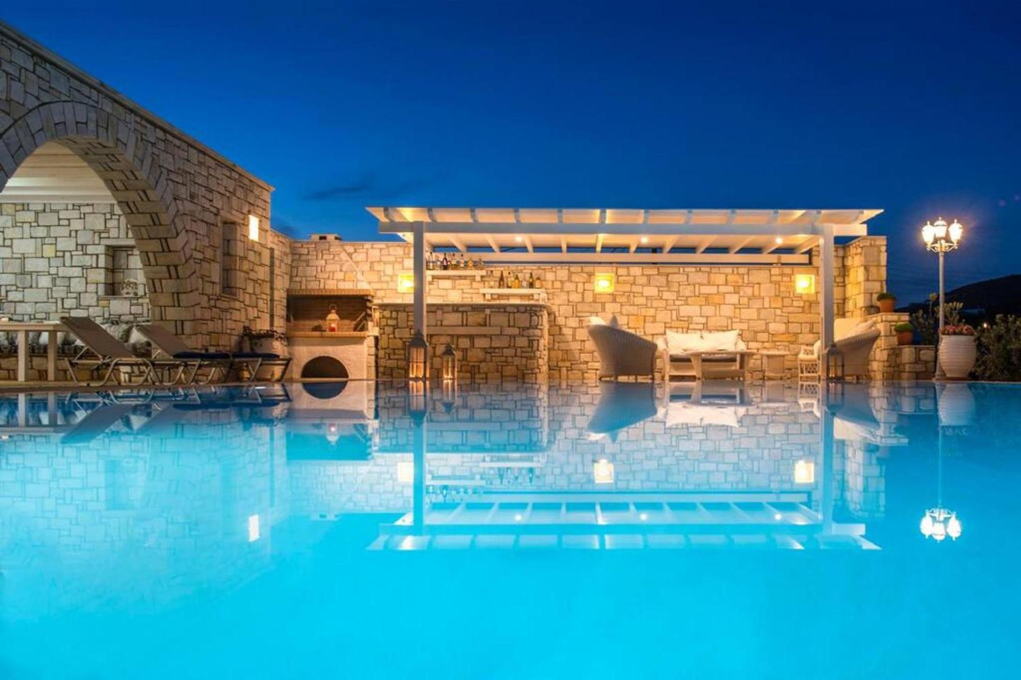 Villa Dionysos In Aliki Exterior foto