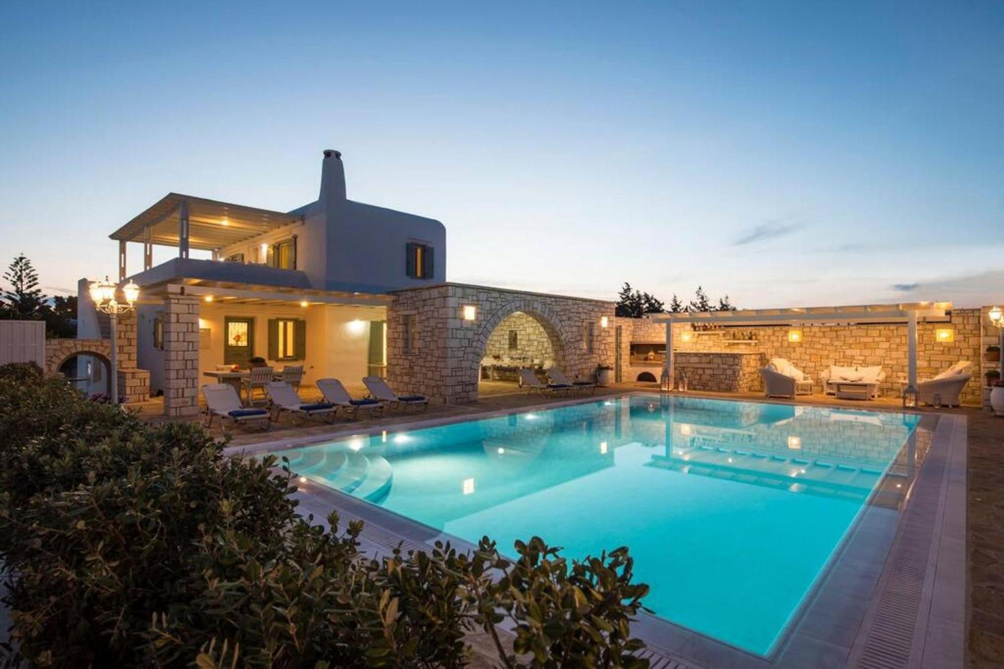 Villa Dionysos In Aliki Exterior foto